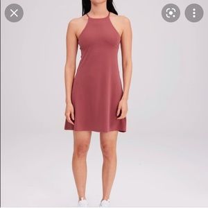 Girlfriend collective Naomi workout dress (fig, size m)